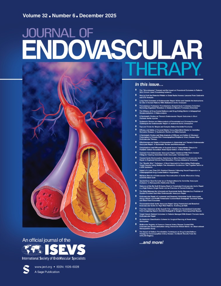 Journal of Endovascular Therapy Cover